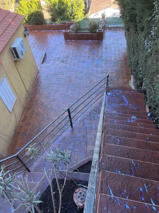 Hormigón impreso para exteriores