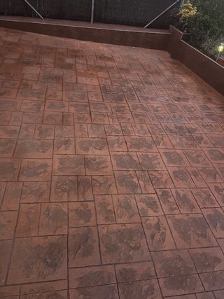 Hormigón impreso para exteriores