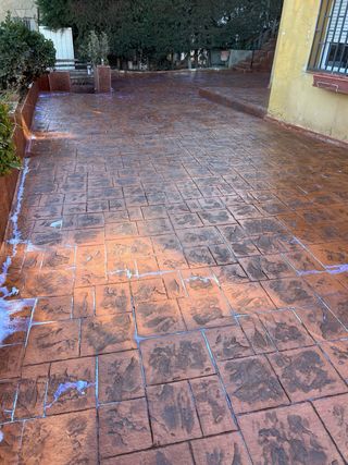 Hormigón impreso para exteriores