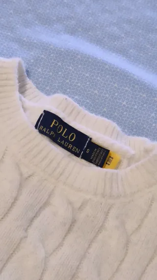 Maglione Polo Ralph Lauren Bianco Taglia S