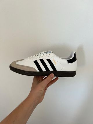 Adidas Samba Blancas y Negras