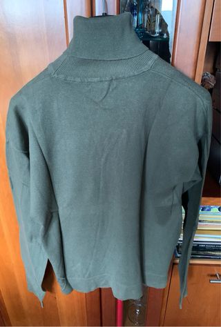 Jersey cuello alto mujer aberturas laterales Mango