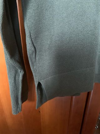 Jersey cuello alto mujer aberturas laterales Mango