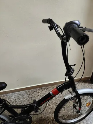 Bicicleta Plegable Negra