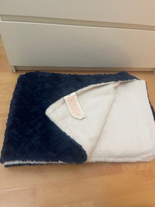 Manta Primark Azul Suave