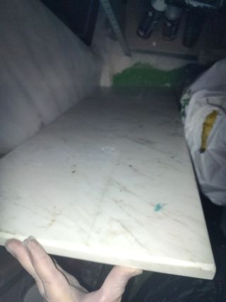 Encimera mármol blanco 36x99