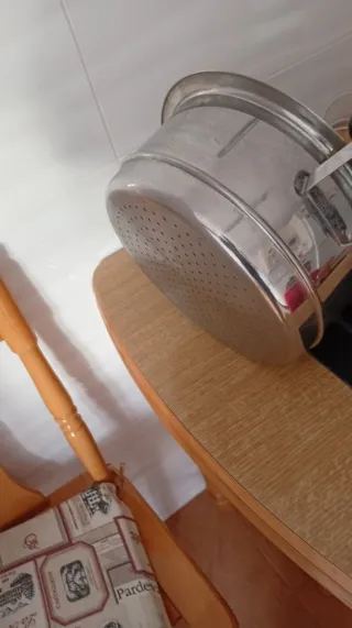 Olla AMC para cocinar al vapor inox