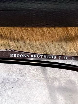 Armação Óculos Brooks Brothers Cinza/Prata
