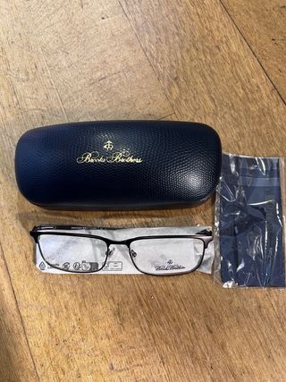 Armação Óculos Brooks Brothers Cinza/Prata