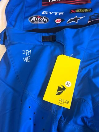 Traje Thor Yamaha Motocross Azul