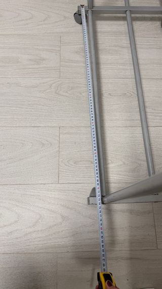 Perchero burro metálico gris