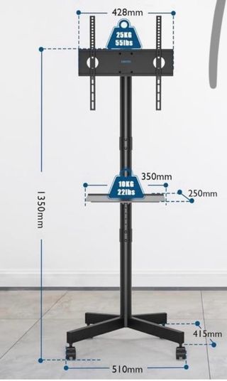 Soporte TV BONTEC con Ruedas