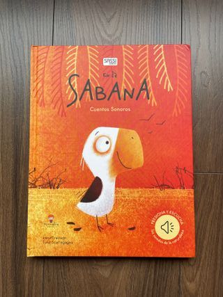 Pack 2 libros sonoros "Bosque" y "Sabana"