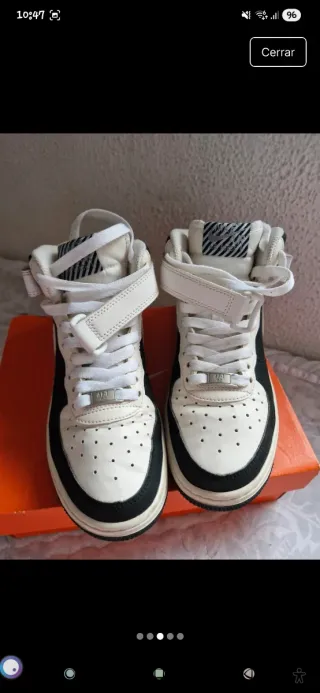 Nike Air Force 1 Zapatillas Blancas y Negras