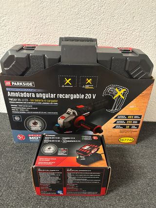 Radial a batería Parkside 4Ah