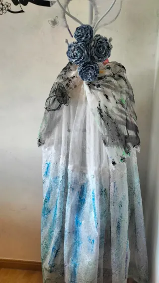 Disfraz Novia Cadáver Talla Única