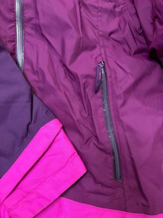 Chaqueta de esquí Wedze morada y rosa