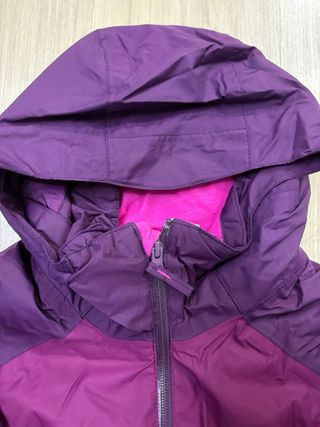 Chaqueta de esquí Wedze morada y rosa