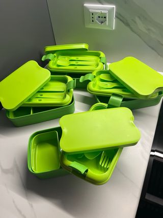 Set 4 Contenitori Porta Pranzo