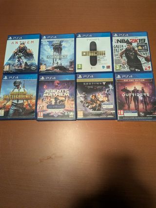 Pack 8 Juegos PS4 - 2 Precintados