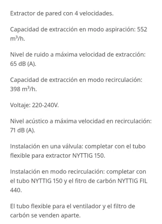 Campana extractora MATTRADITION blanca vintage new