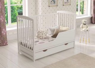 Cuna Convertible Blanco 120x60cm