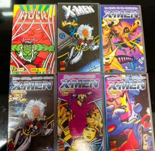 Pack 6 VHS X-MEN Marvel Vintage (Español)