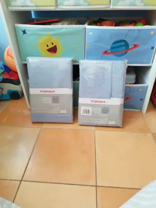 Cortinas Tramas+ Poliéster Azul (2 unidades)