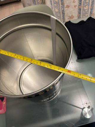 Bidone Pedavena Metallo Nero/Oro