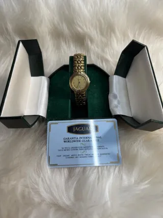 Reloj Jaguar Mujer Clásico Dorado