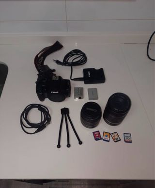 Canon EOS 1000D Cámara Digital Negra