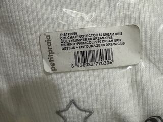 Protector Cuna + Colcha Desenfundable 60x120