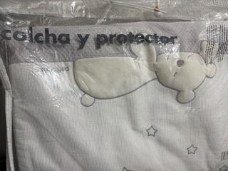 Protector Cuna + Colcha Desenfundable 60x120
