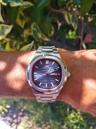 Reloj VA VA VOOG Acero Gris/Plata