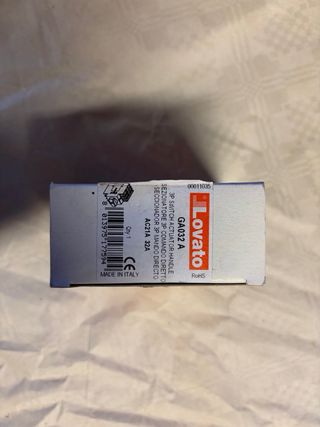 Interruttore Lovato GA016 A 3P Switch Actuator