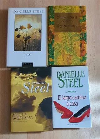 Lote libros Danielle Steel envío por InPost