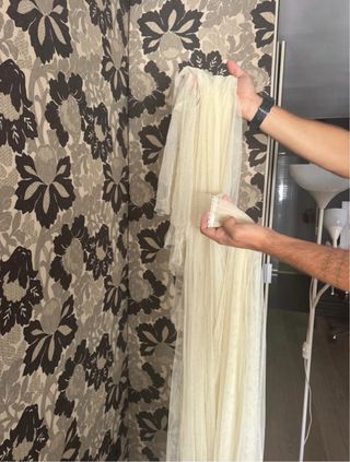 Velo de novia crema 3,2m con peineta