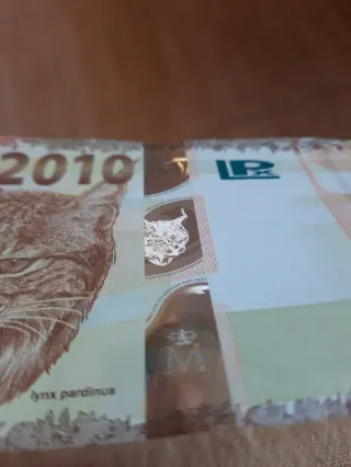 Billete Lince Ibérico FNMT 2010