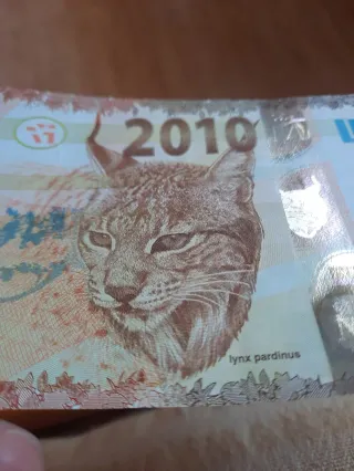 Billete Lince Ibérico FNMT 2010
