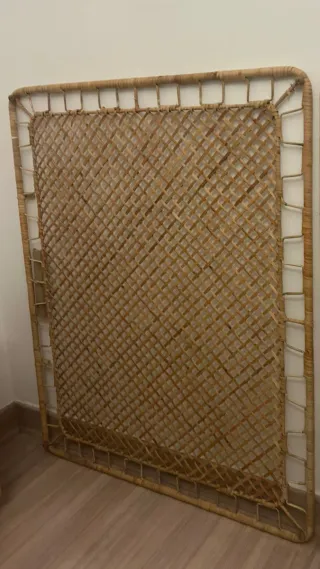 2 cabeceros de mimbre para cama totalmente nuevos