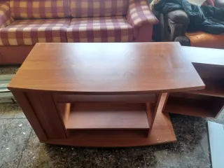 Lote salón: sillón y sofá , mesa tv y mesilla cent