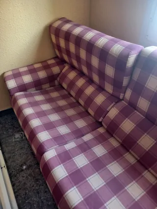 Lote salón: sillón y sofá , mesa tv y mesilla cent