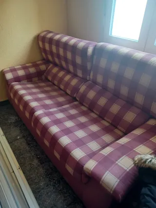 Lote salón: sillón y sofá , mesa tv y mesilla cent