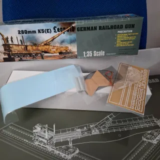 MAGNIFICA Maqueta 1/35 Leopold 280mm K5(E) Trumpet