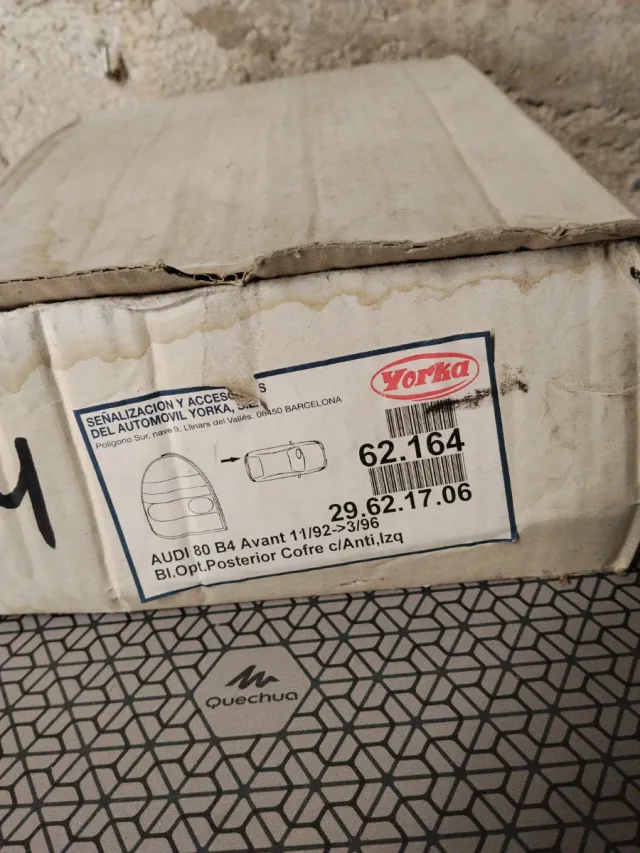 Piloto trasero izquierdo Audi 80 1992-96