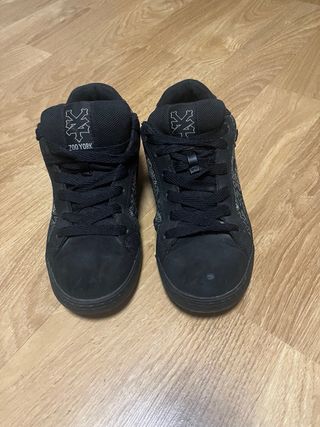 Zapatillas zoo York Hombre Negras