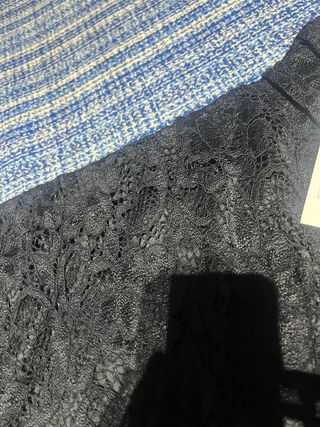 Falda de encaje negra,t.52