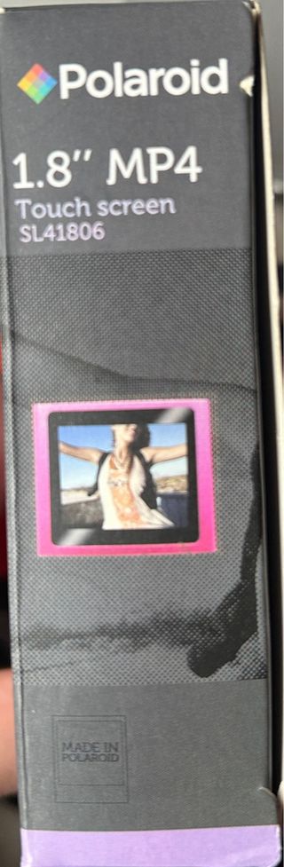 Reproductor MP4 Polaroid 1.8 Táctil. Nuevo sin uso