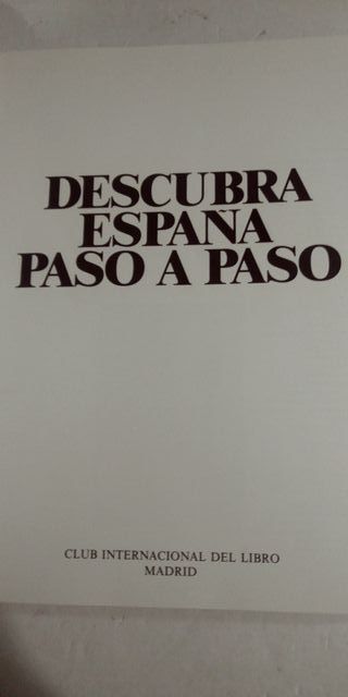 Colección Descubrir España 7 tomos