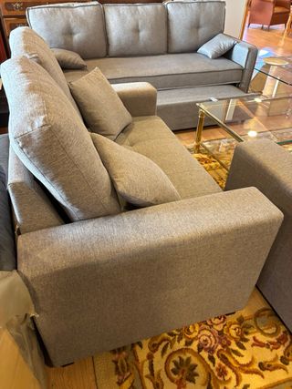 Sofá 3+2 plazas gris!TRANSPORTE GRATIS ALICANTE!